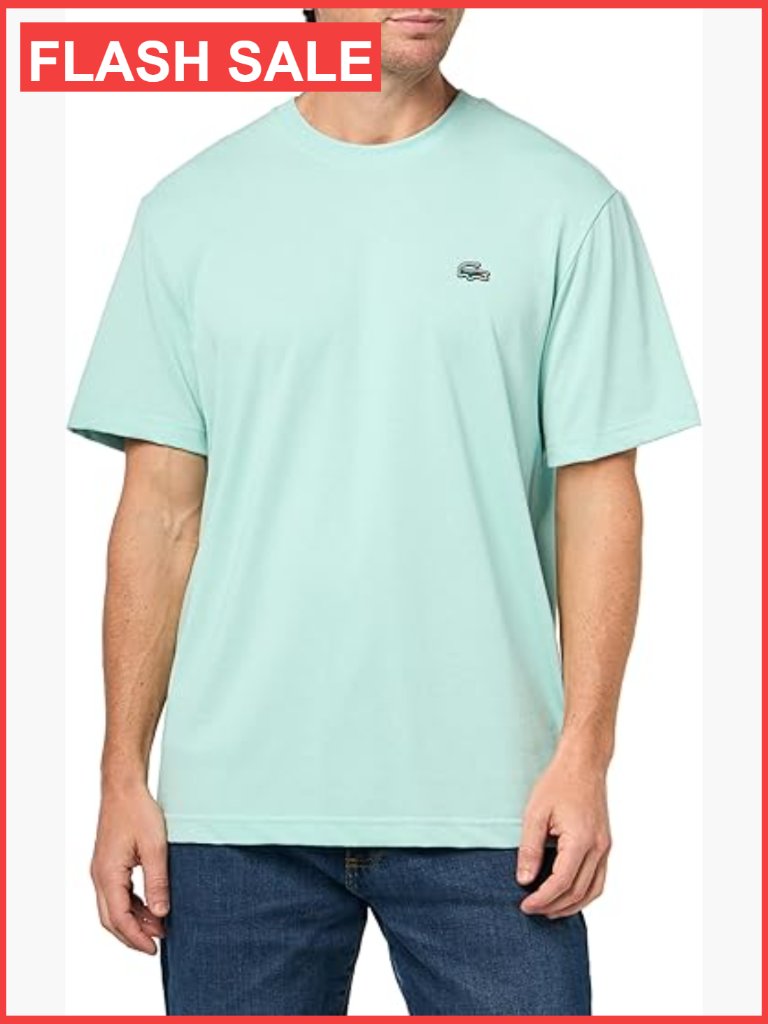 Mens Regular Fit Lightweight Cotton Jersey Crew Neck Tee